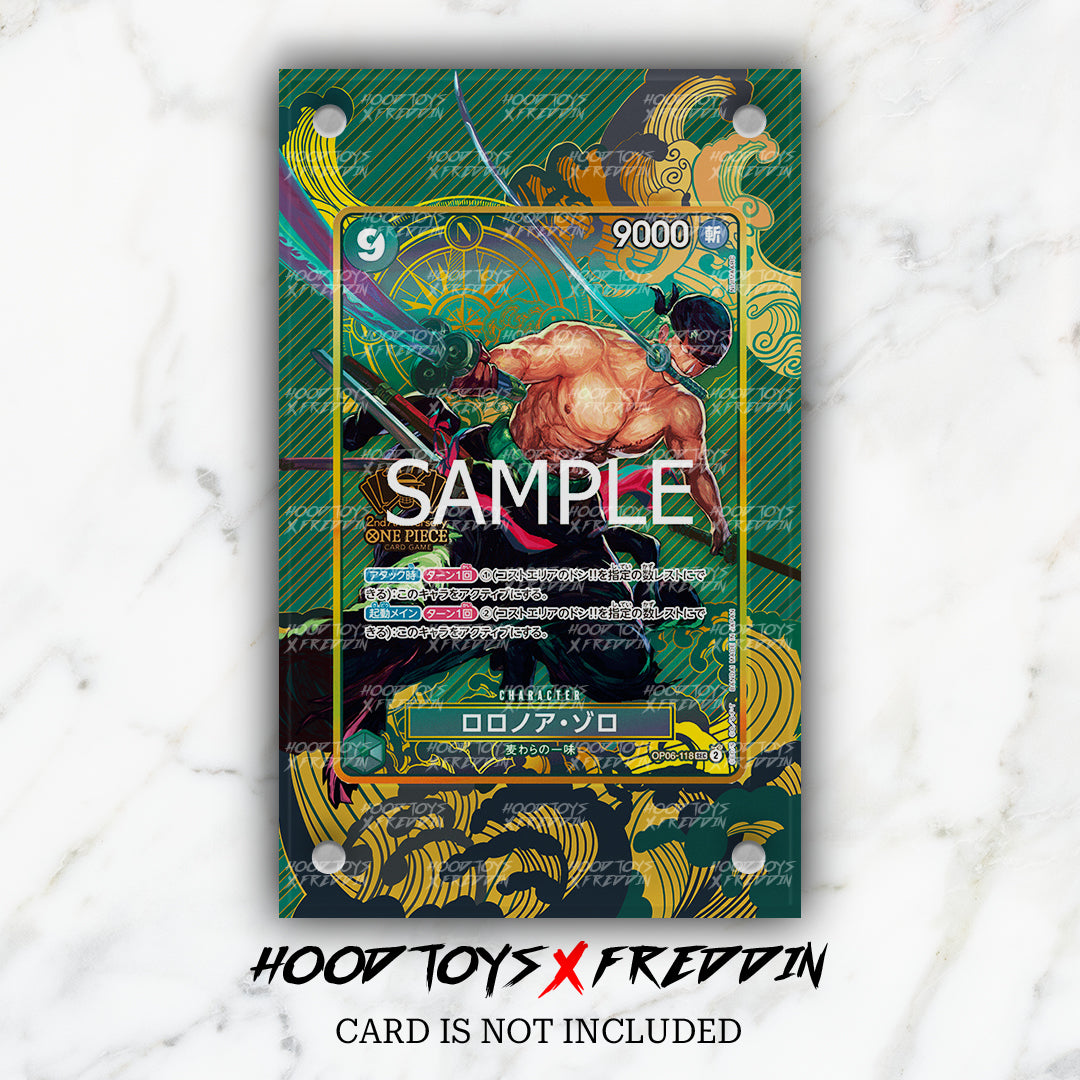 Roronoa Zoro [2nd Anniversary] OP06-118  | FREDDIN Full Art Case