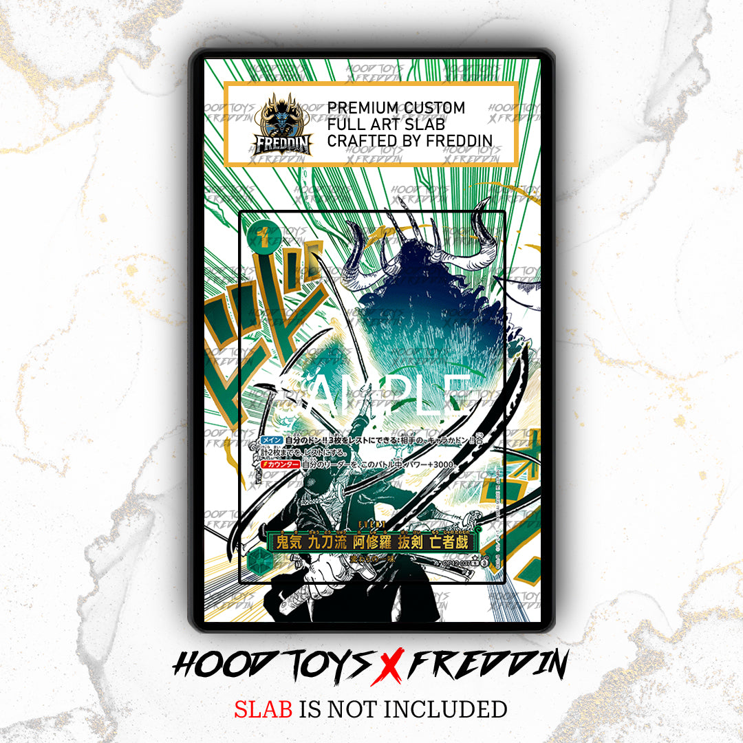 Demon Aura Nine Sword Style Asura Blades OP12-037 | FREDDIN Full Art Slab