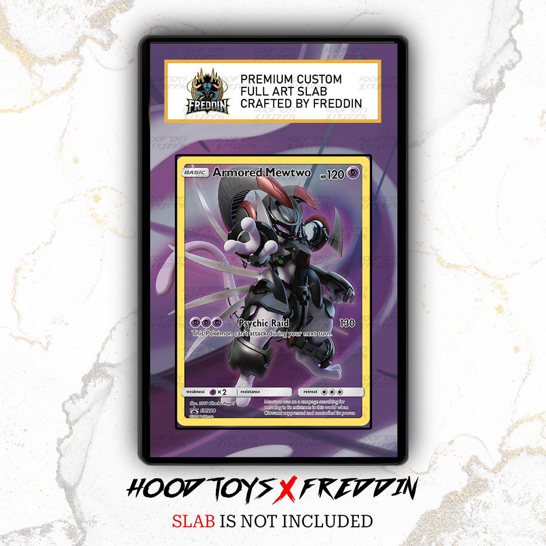 Armored Mewtwo #SM228 | FREDDIN Full Art Slab
