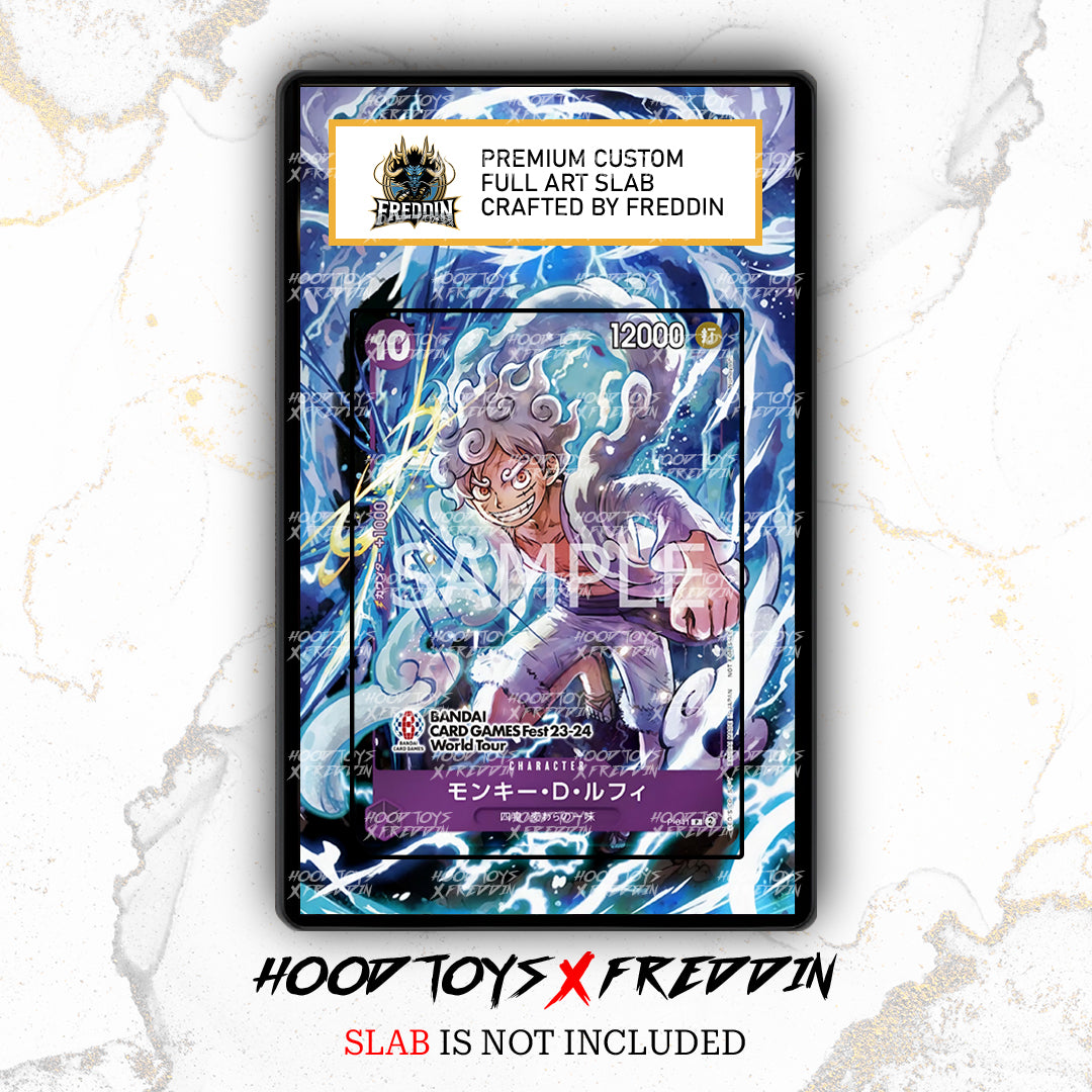 Monkey.D.Luffy [Bandai Card Games Fest] P-041 | FREDDIN Full Art Slab