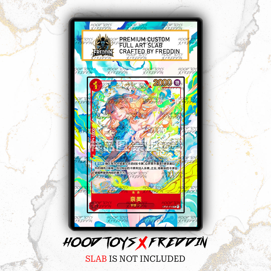 Blue Nami Chinese Anniversary Promo | FREDDIN Full Art Slab