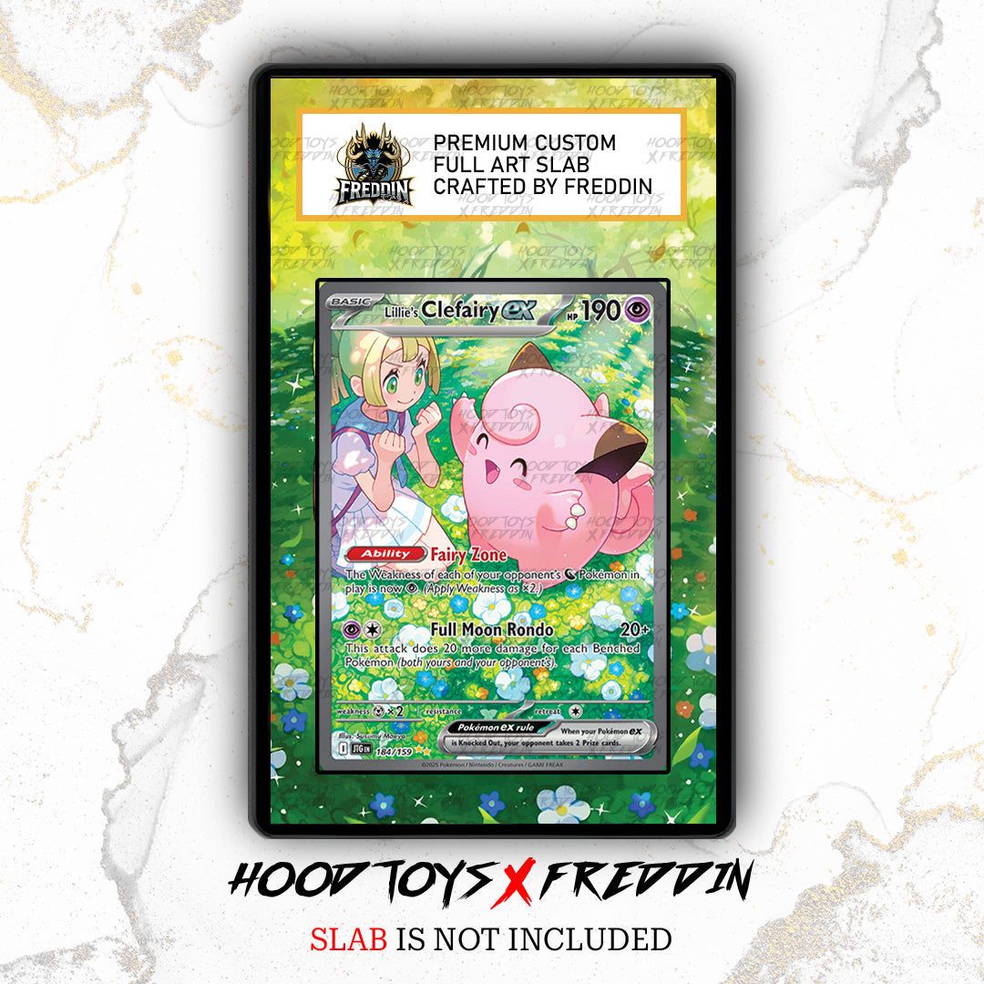 Lillie's Clefairy EX #184 | FREDDIN Full Art Slab