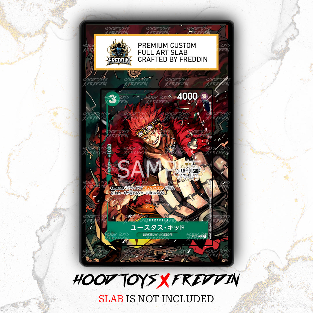 Eustass Captain Kid [Store Championship Winner] P-003 | FREDDIN Full Art Slab