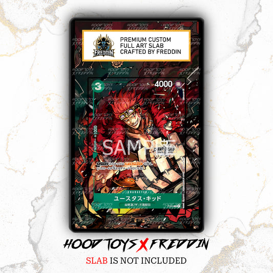 Eustass Captain Kid [Store Championship Winner] P-003 | FREDDIN Full Art Slab