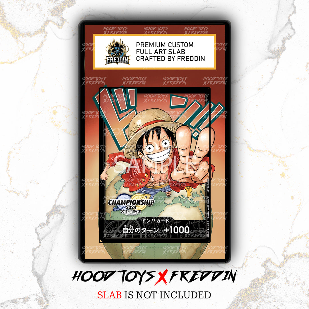 DON!! Card Luffy [Championship 2024]  | FREDDIN Full Art Slab