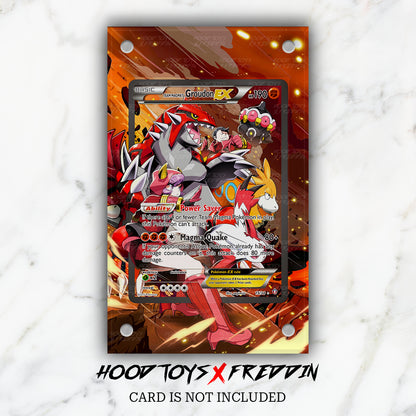 Team Magma's Groudon EX #15 | FREDDIN Full Art Case
