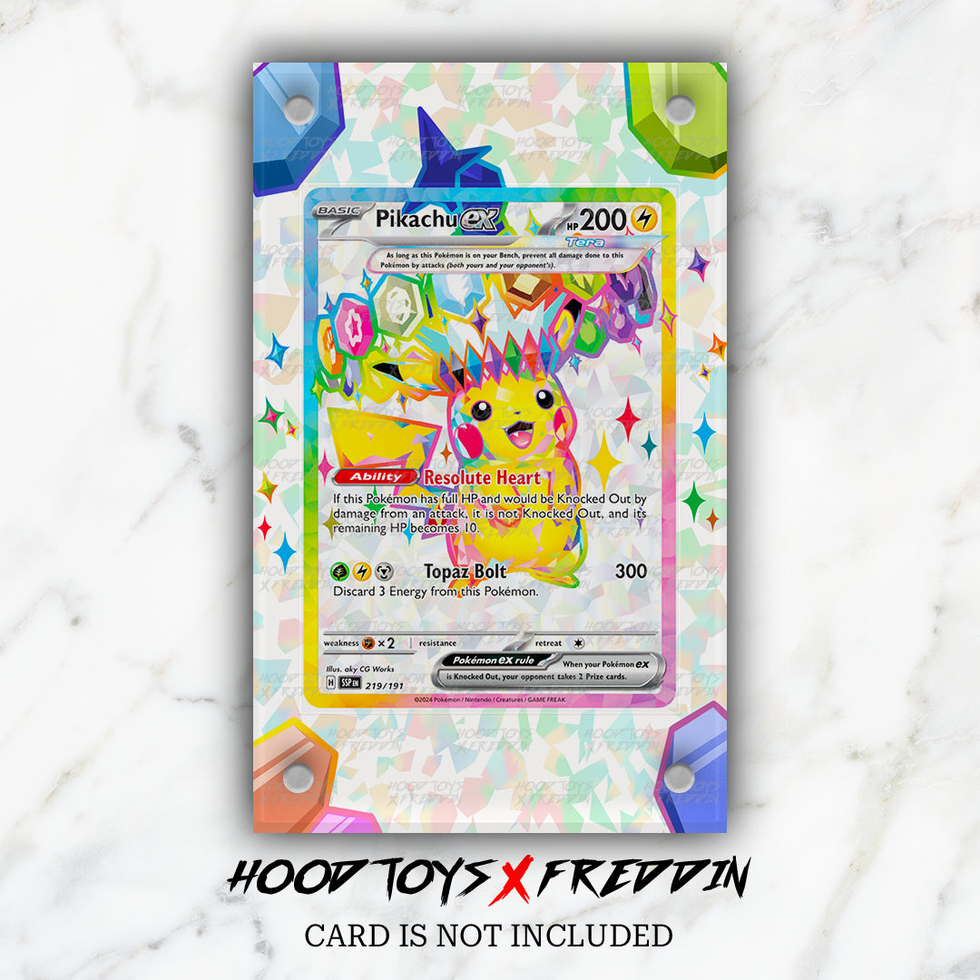 Pikachu ex #219 | FREDDIN Full Art Case