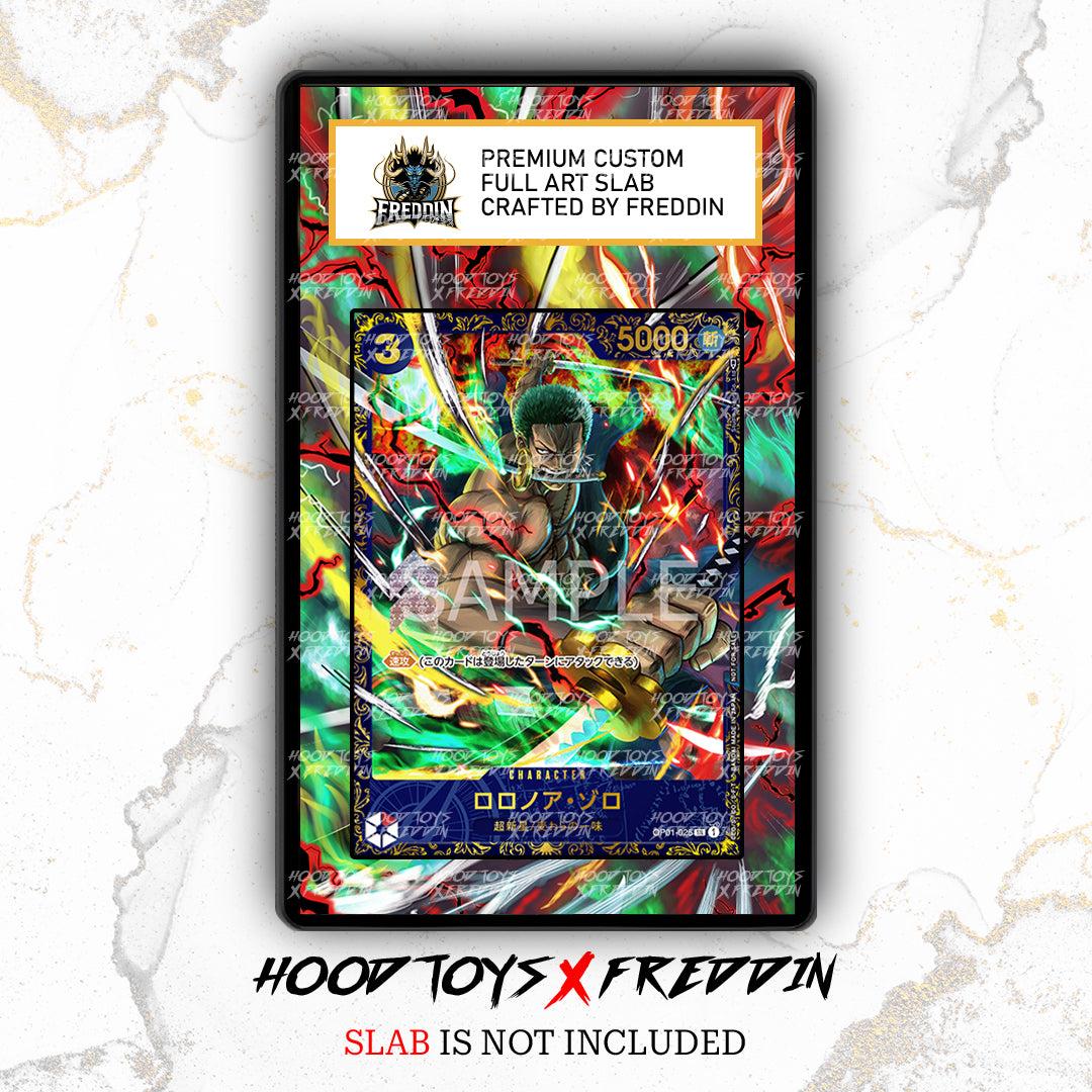 Roronoa Zoro [Flagship Battle] OP01-025 | FREDDIN Full Art Slab