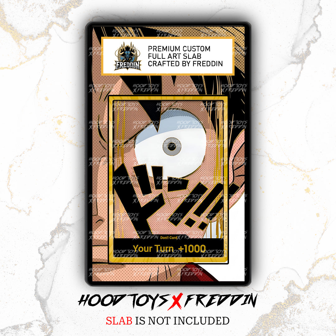 DON Card [Luffy Gold] | FREDDIN Full Art Slab
