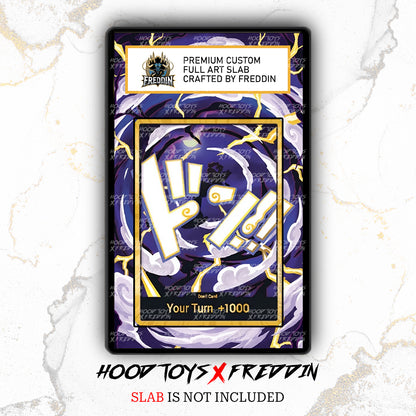 DON!! Card [Luffy Gear 5 Gold] | FREDDIN Full Art Slab