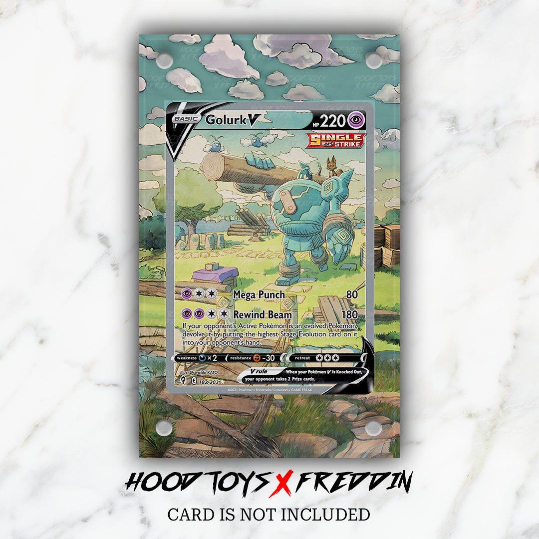 Golurk V #182 | FREDDIN Full Art Case