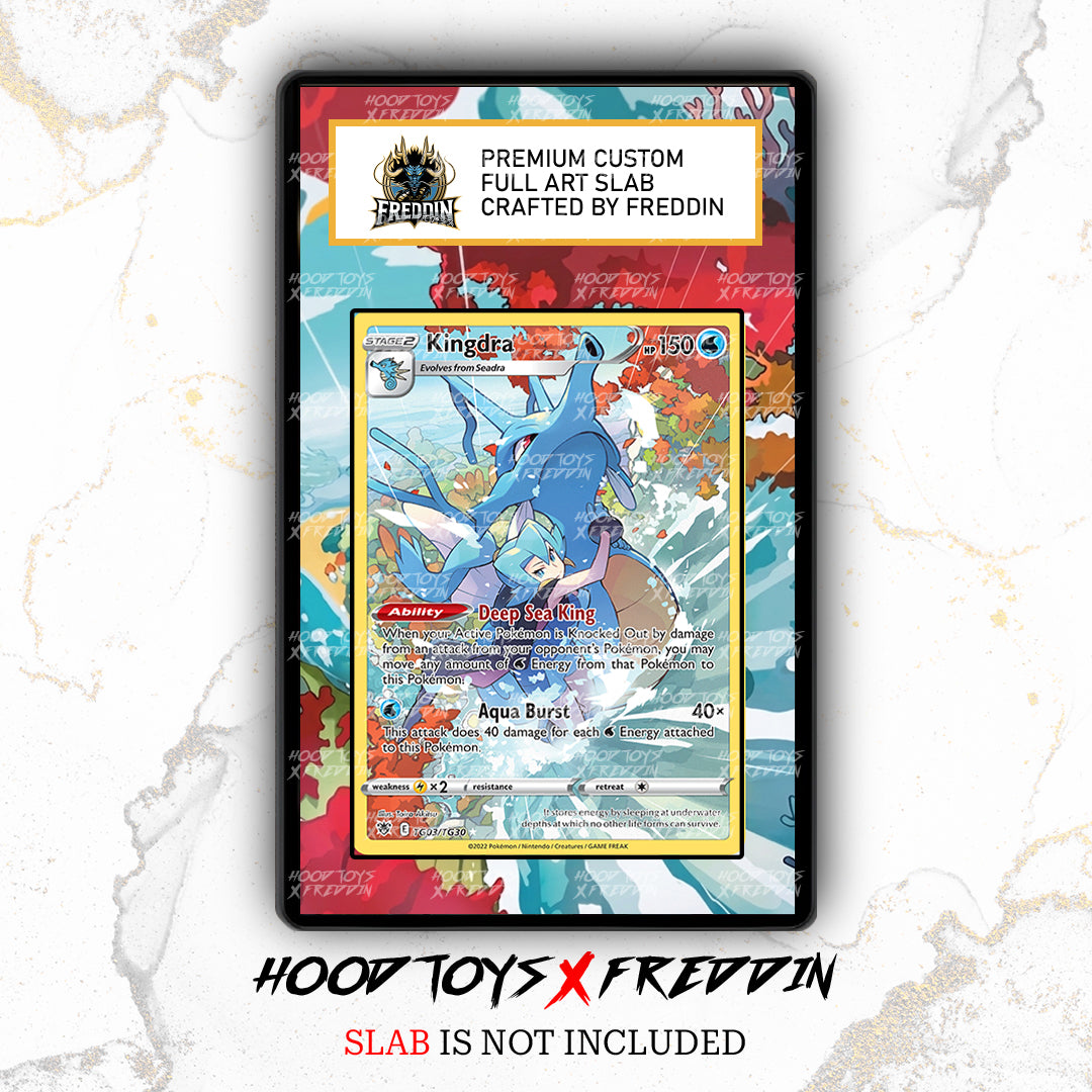 Kingdra #TG03 | FREDDIN Full Art Slab