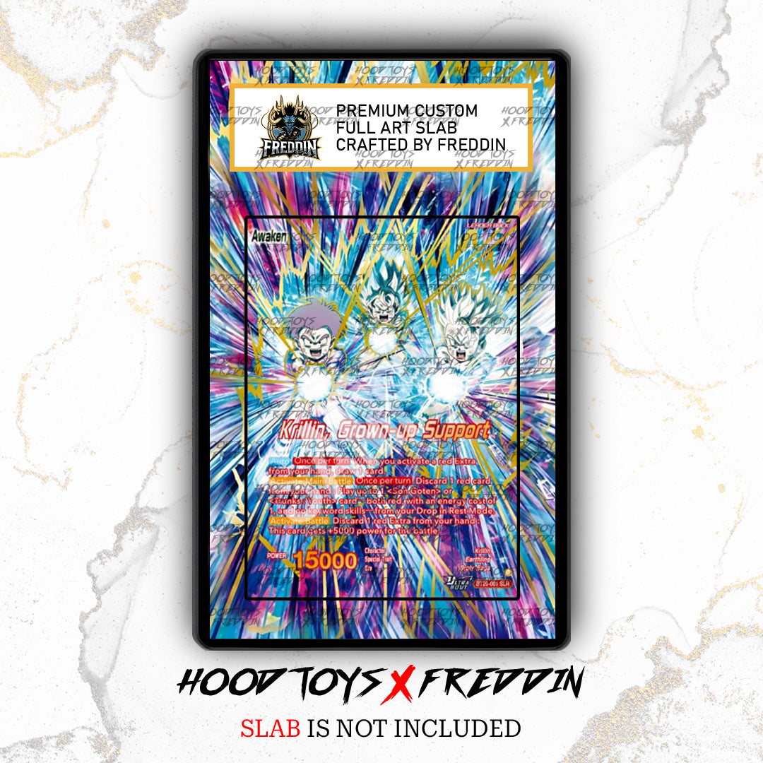 Krillin // Krillin, Grown-up Support [SLR] BT29-001 | FREDDIN Full Art Slab