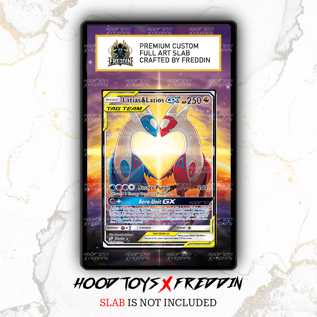 Latias & Latios GX #170 | FREDDIN Full Art Slab