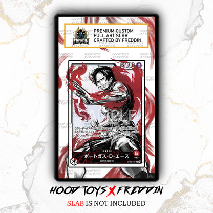 Portgas.D.Ace [Leader] OP03-001  | FREDDIN Full Art Slab