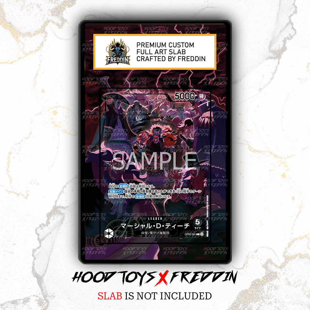 Marshall.D.Teach [2nd Anniversary] OP09-081 | FREDDIN Full Art Slab
