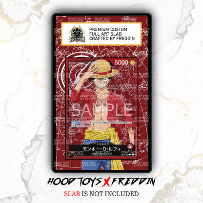 Monkey.D.Luffy [Super Pre-release] ST01-001 | FREDDIN Full Art Slab