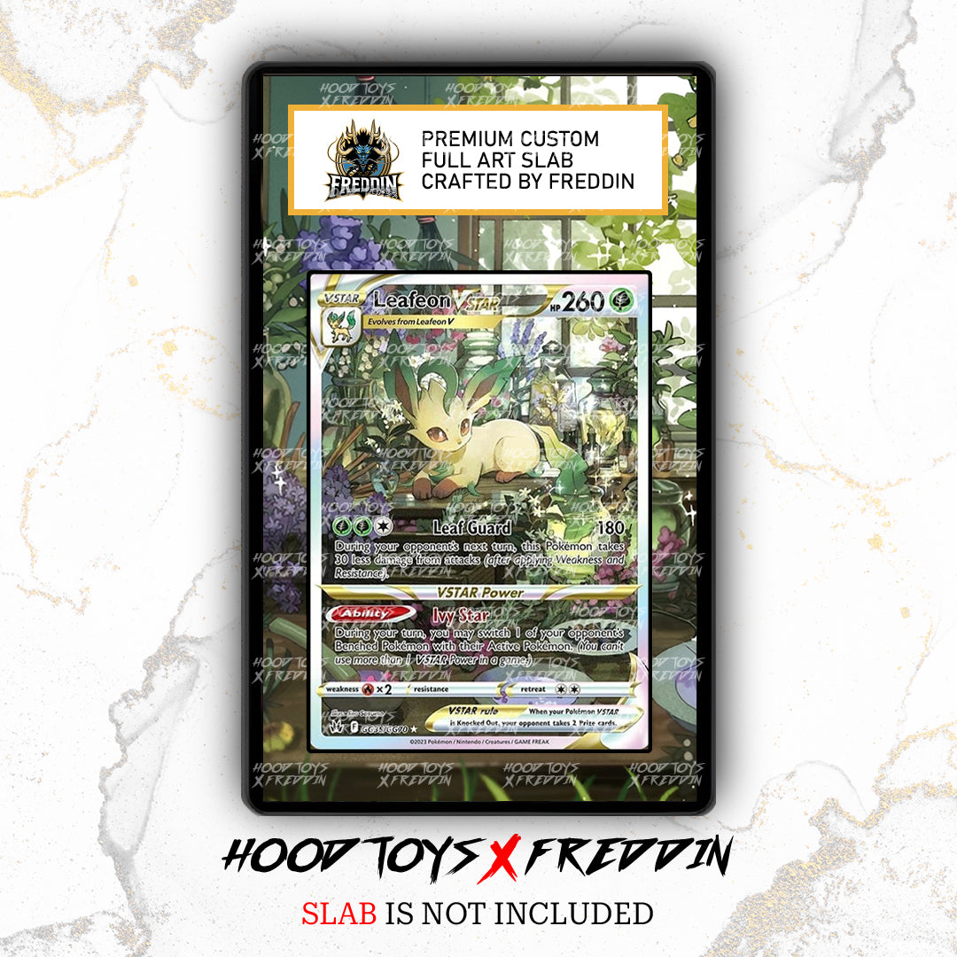Leafeon VSTAR #GG35 | FREDDIN Full Art Slab