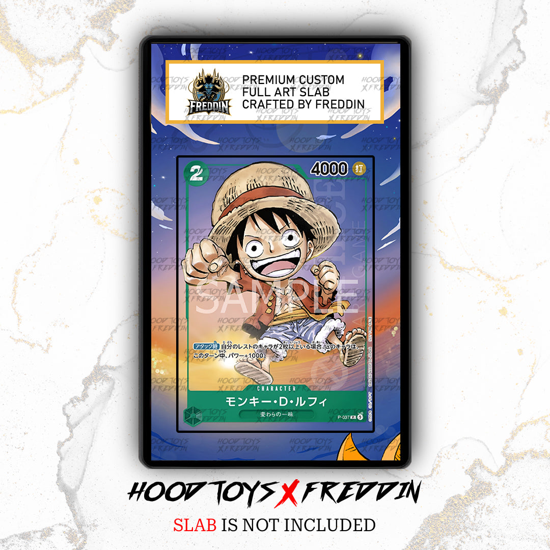 Monkey.D.Luffy [1st Anniversary Tournament] P-037 | FREDDIN Full Art Slab