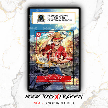 Monkey.D.Luffy [Store Championship Trophy Card] P-001 | FREDDIN Full Art Slab