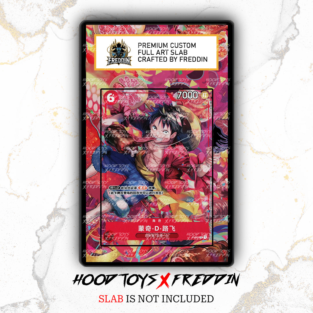 Monkey D Luffy [New Year] (CN) P-001 | FREDDIN Full Art Slab