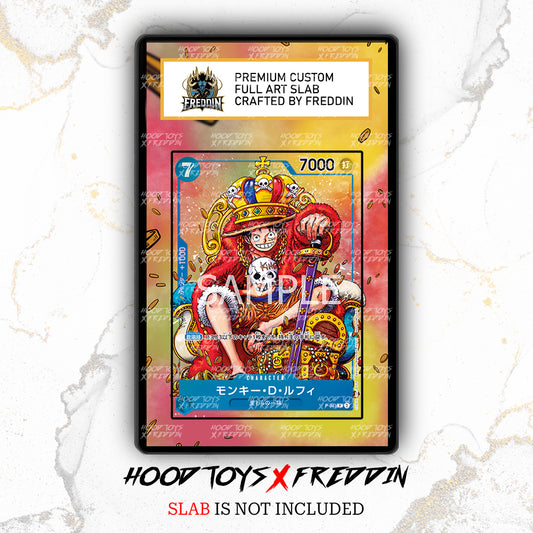 Monkey.D.Luffy [New Four Emperors Promo] P-099 | FREDDIN Full Art Slab