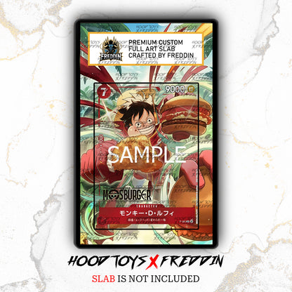 Monkey.D.Luffy [Mos Burger] P-080 | FREDDIN Full Art Slab