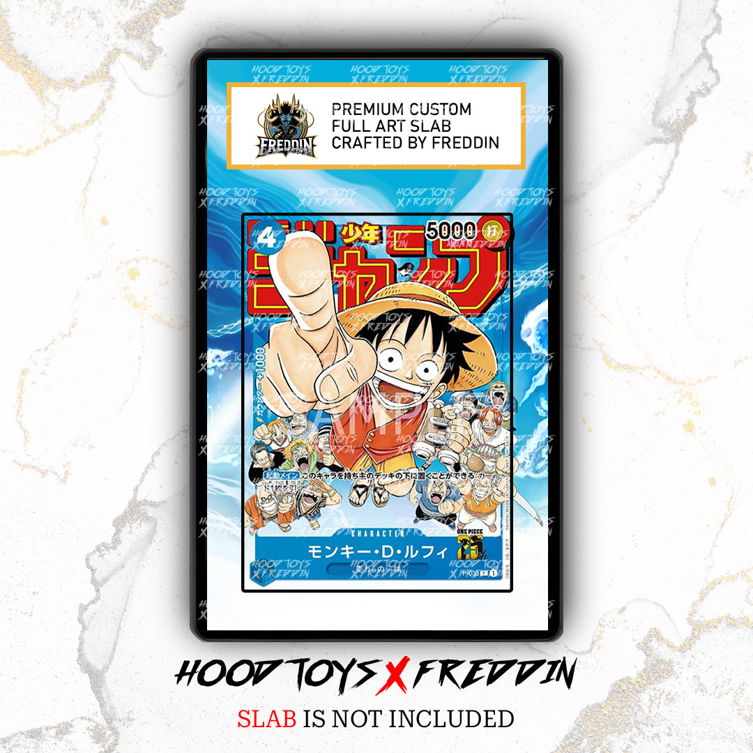 Monkey.D.Luffy [Shonen Jump] P-033 | FREDDIN Full Art Slab