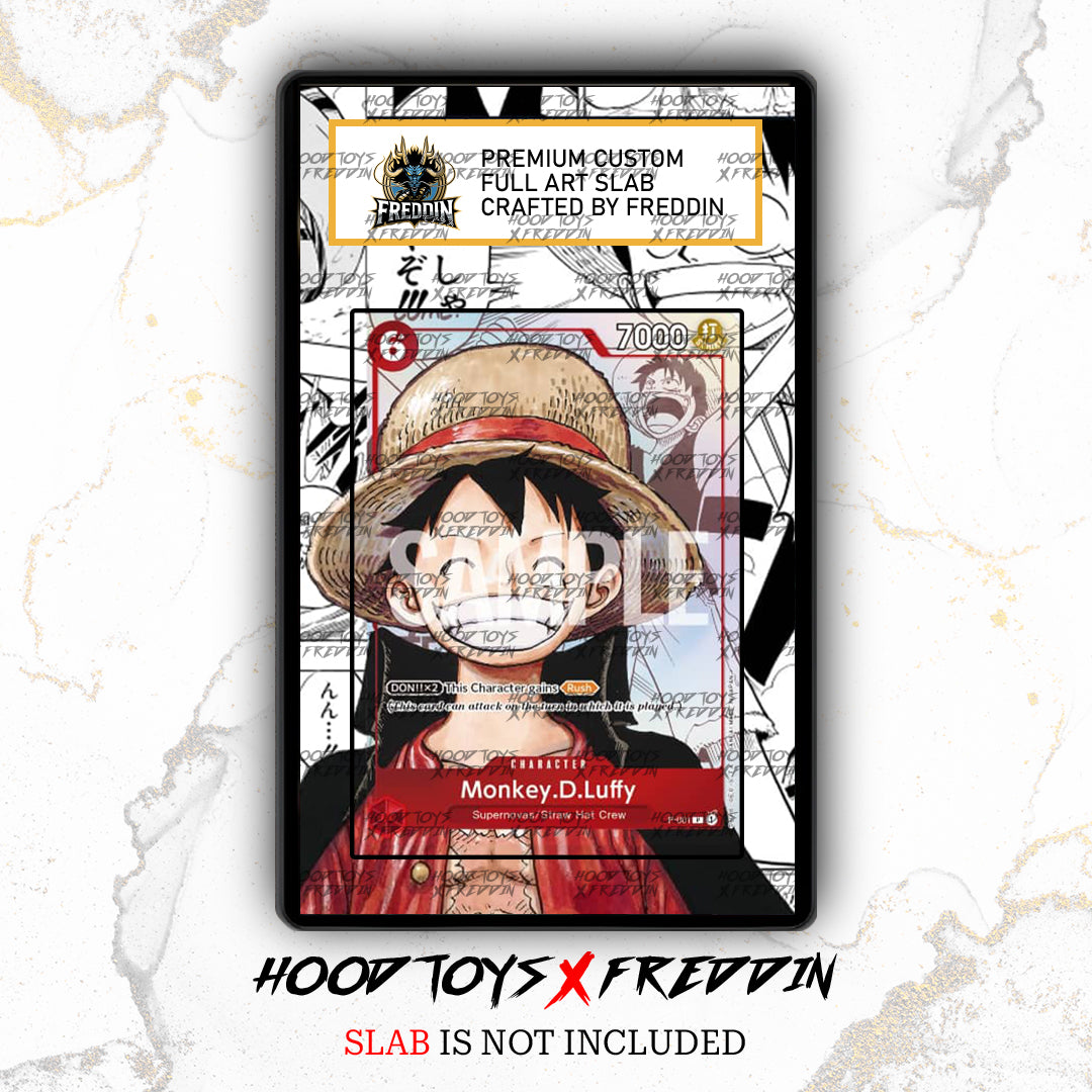 Monkey.D.Luffy [25th Anniversary] P-001 | FREDDIN Full Art Slab