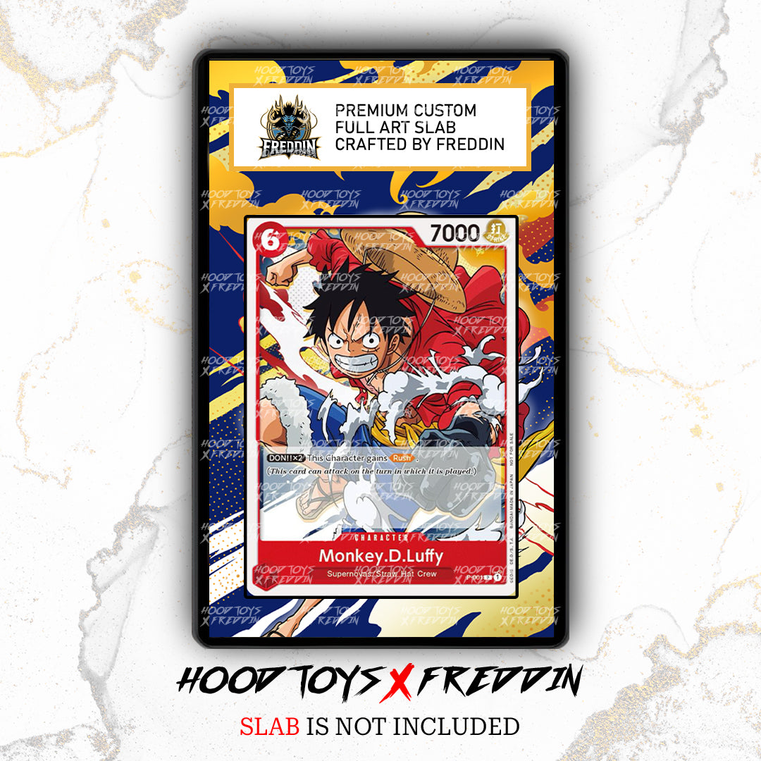 Monkey.D.Luffy [Super Pre-Release] P-001 RUC | FREDDIN Full Art Slab