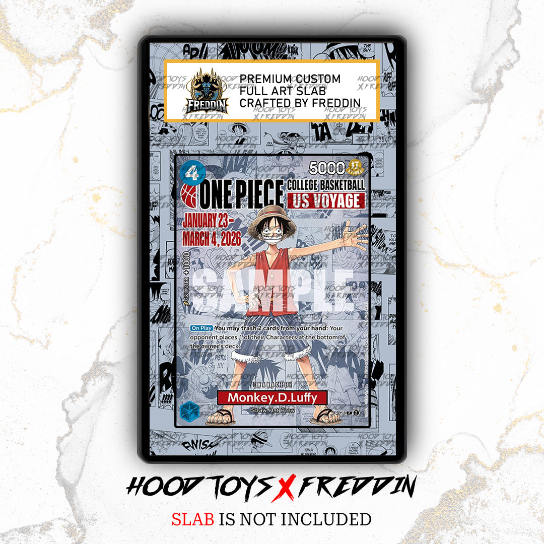 Monkey.D.Luffy [College Basketball US Voyage] P-055 | FREDDIN Full Art Slab