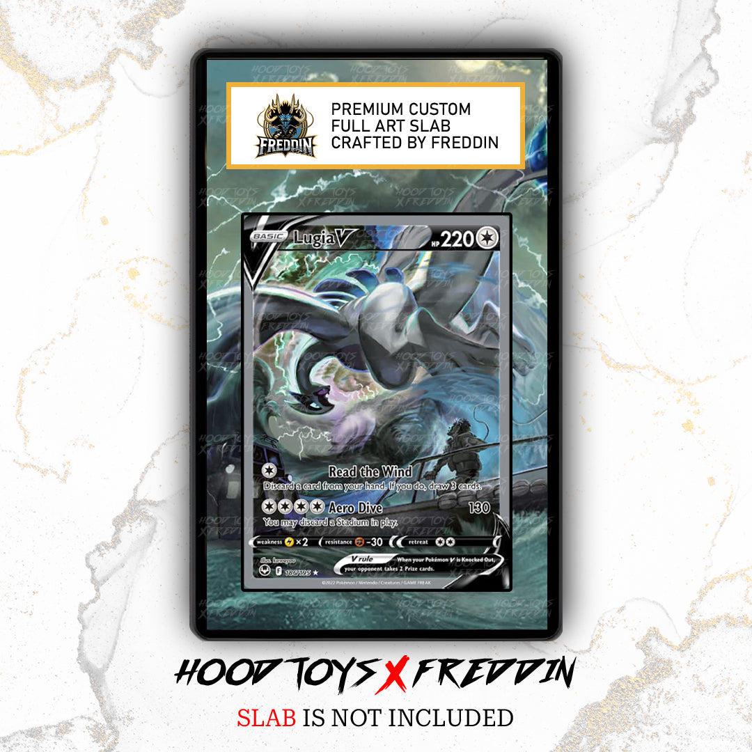 Lugia V #186 | FREDDIN Full Art Slab
