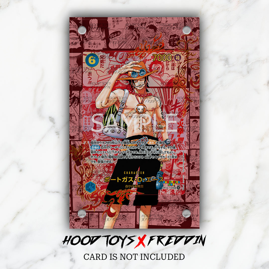 Portgas.D.Ace [Red Manga] OP13-119  | FREDDIN Full Art Case