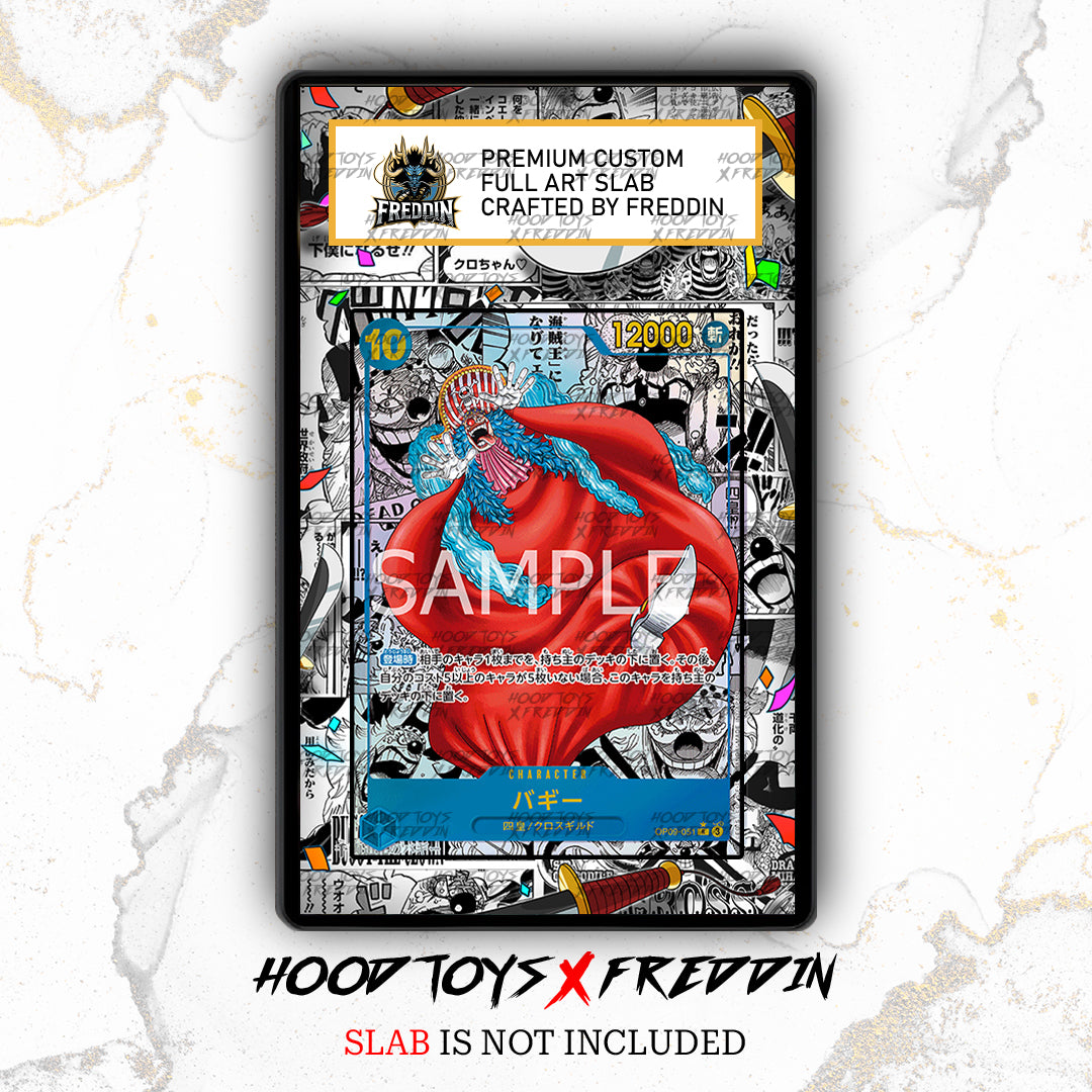 Buggy [Alternate Art Manga] OP09-051 | FREDDIN Full Art Slab