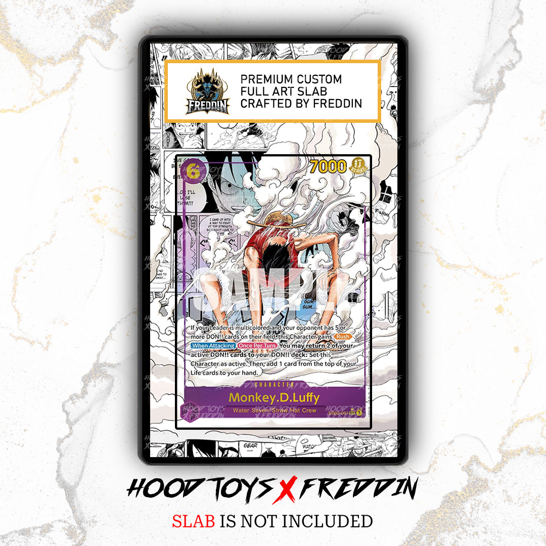 Monkey.D.Luffy [Manga] EB02-061 | FREDDIN Full Art Slab