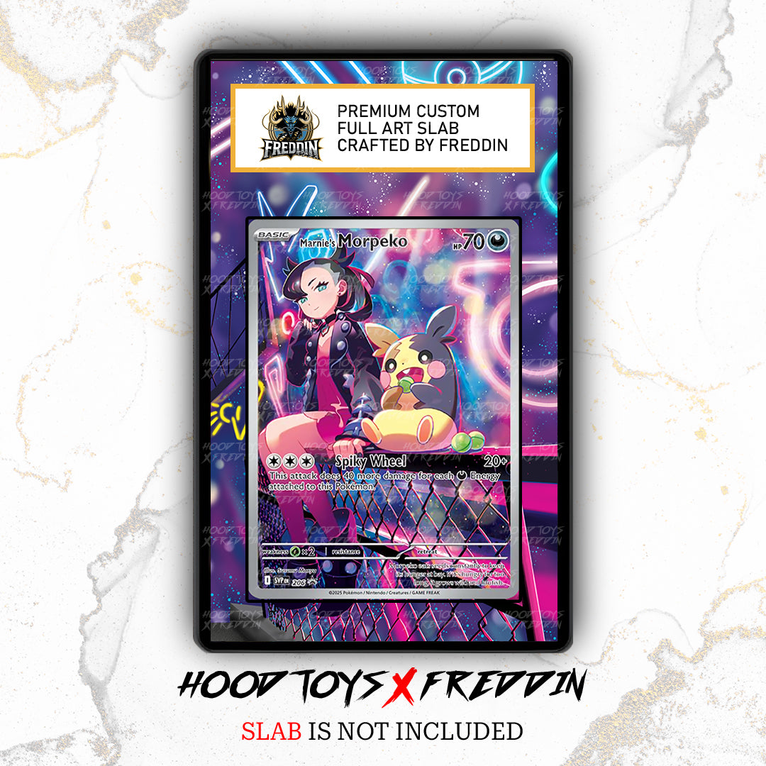 Marnie's Morpeko #206 | FREDDIN Full Art Slab
