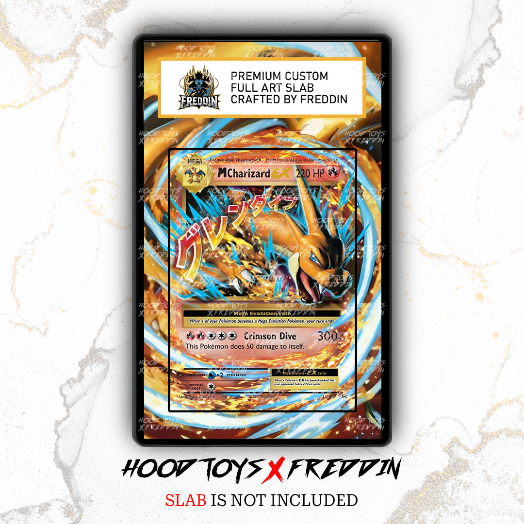 M Charizard EX #13 | FREDDIN Full Art Slab