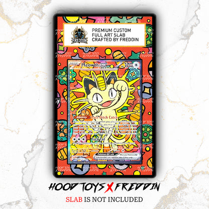 Meowth EX #121 | FREDDIN Full Art Slab