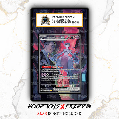 Team Rocket's Mewtwo ex #231 | FREDDIN Full Art Slab