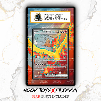 Team Rocket's Moltres ex #208 | FREDDIN Full Art Slab