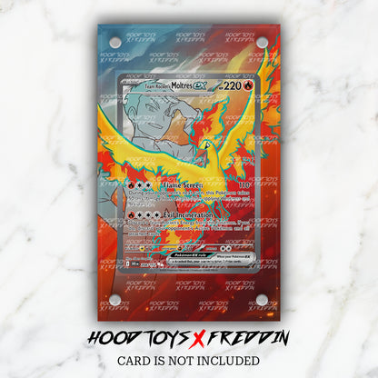 Team Rocket's Moltres ex #208 | FREDDIN Full Art Case