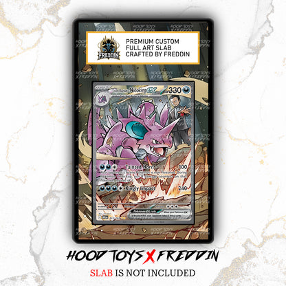 Team Rocket's Nidoking ex #233 | FREDDIN Full Art Slab