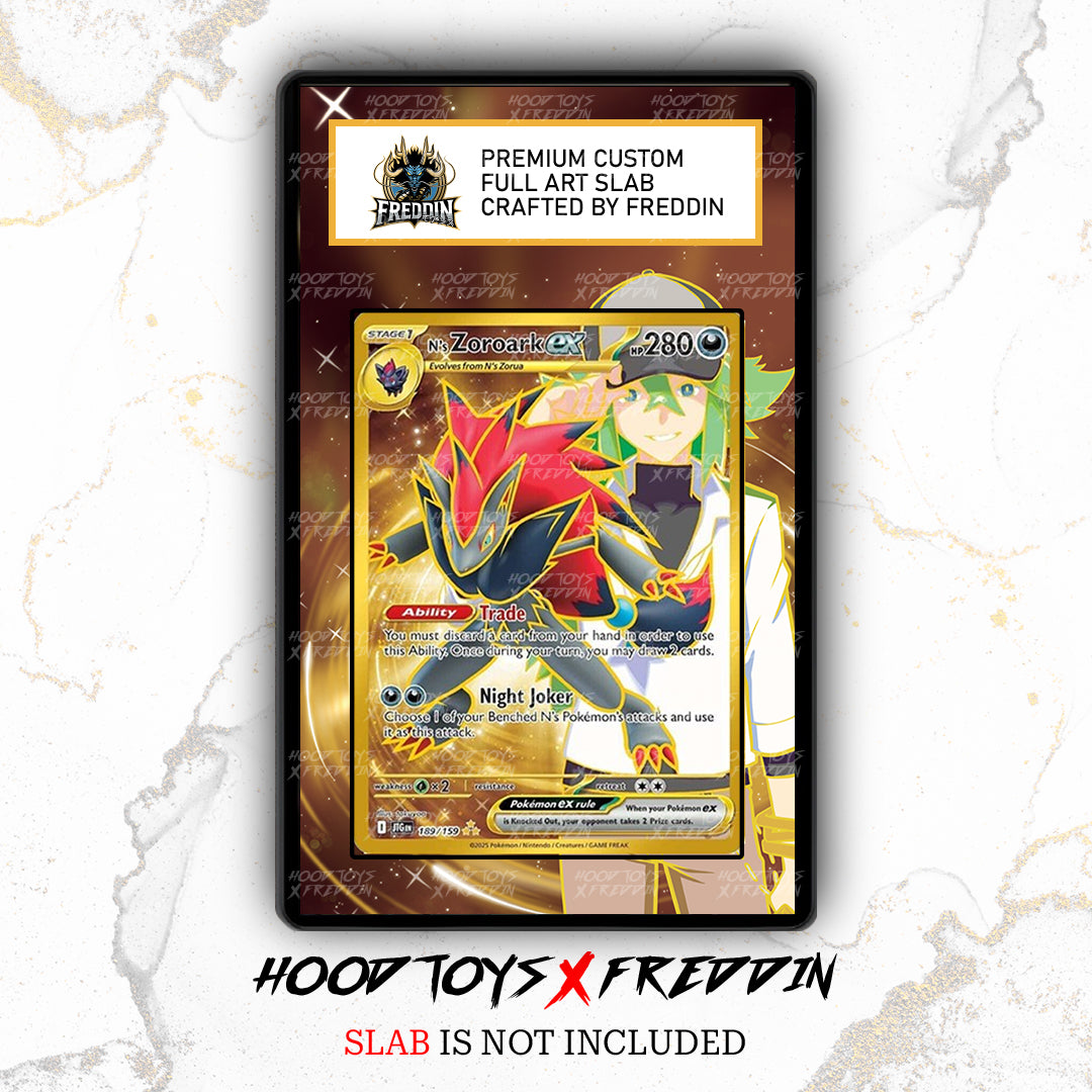 N's Zoroark Ex #189 | FREDDIN Full Art Slab