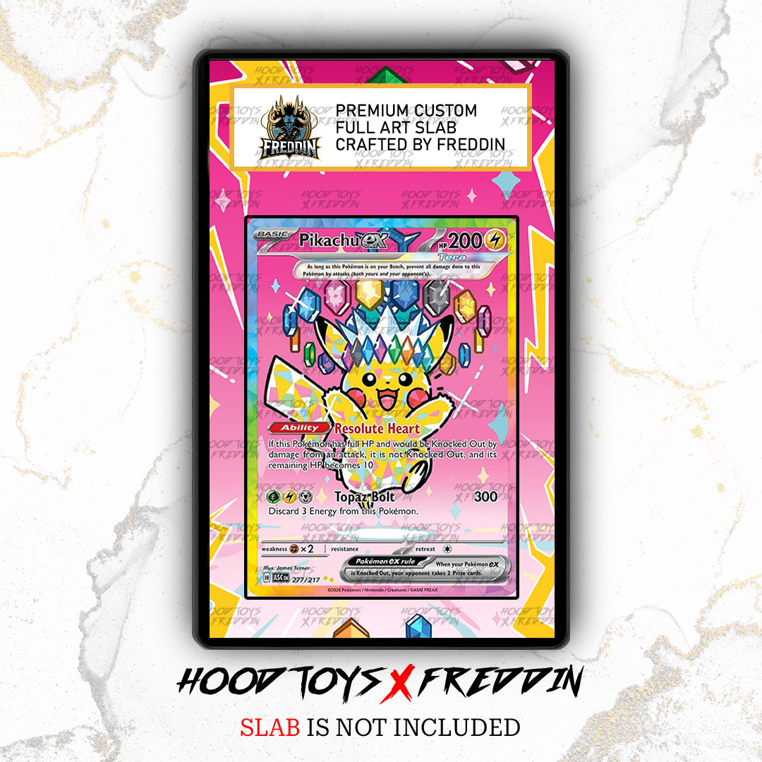 Pikachu ex #277 | FREDDIN Full Art Slab