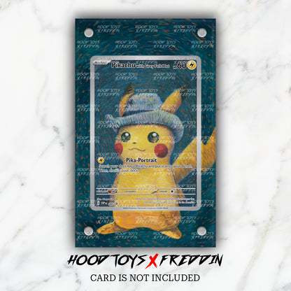 Pikachu with Grey Felt Hat #85 | FREDDIN Full Art Case