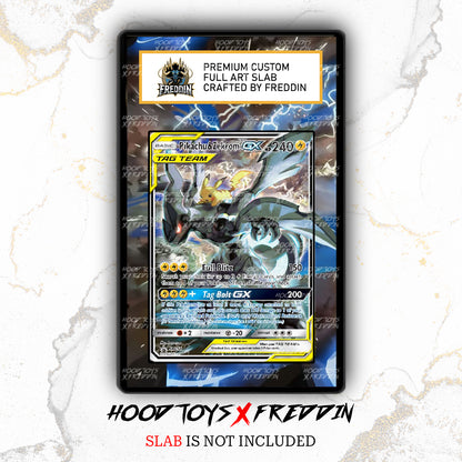 Pikachu & Zekrom GX #SM168 | FREDDIN Full Art Slab