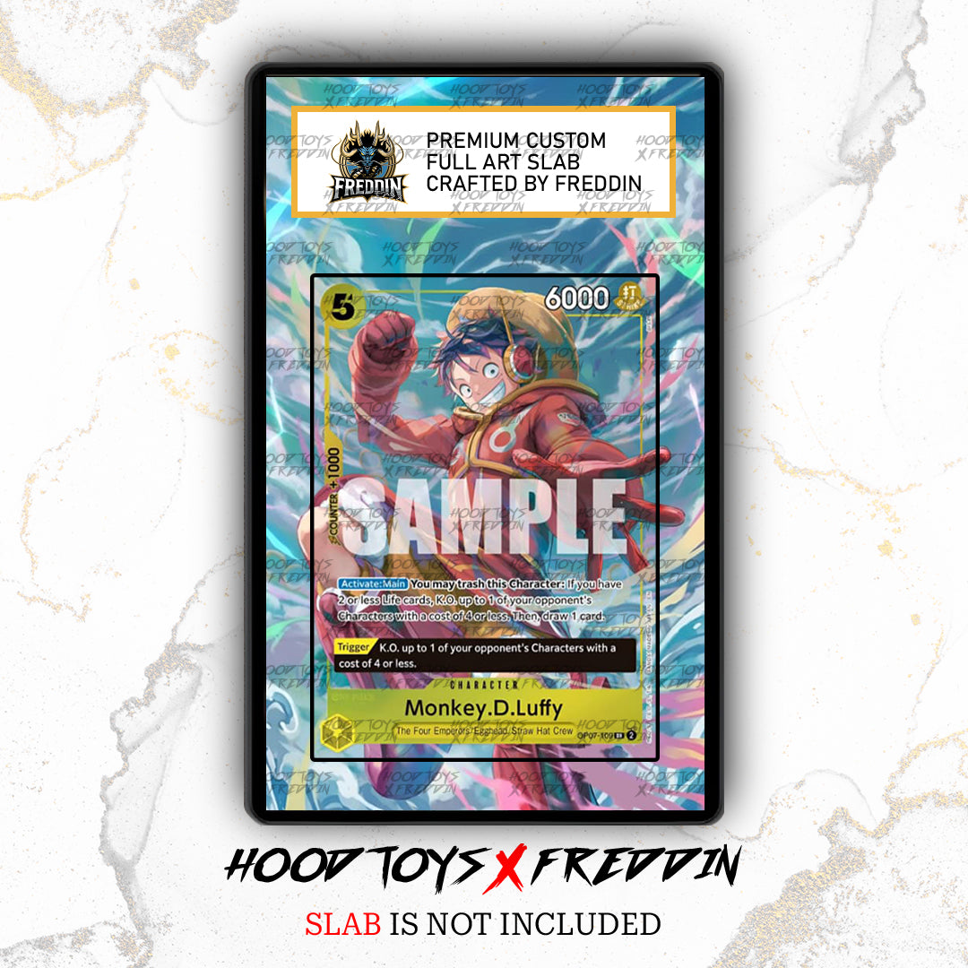 Monkey.D.Luffy [Illustration Box Vol.3] OP07-109 | FREDDIN Full Art Slab