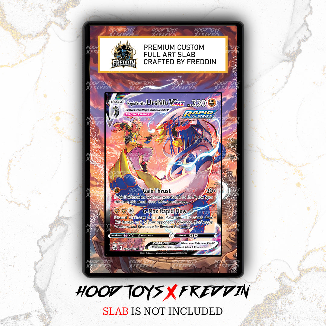 Rapid Strike Urshifu VMAX #TG21 | FREDDIN Full Art Slab