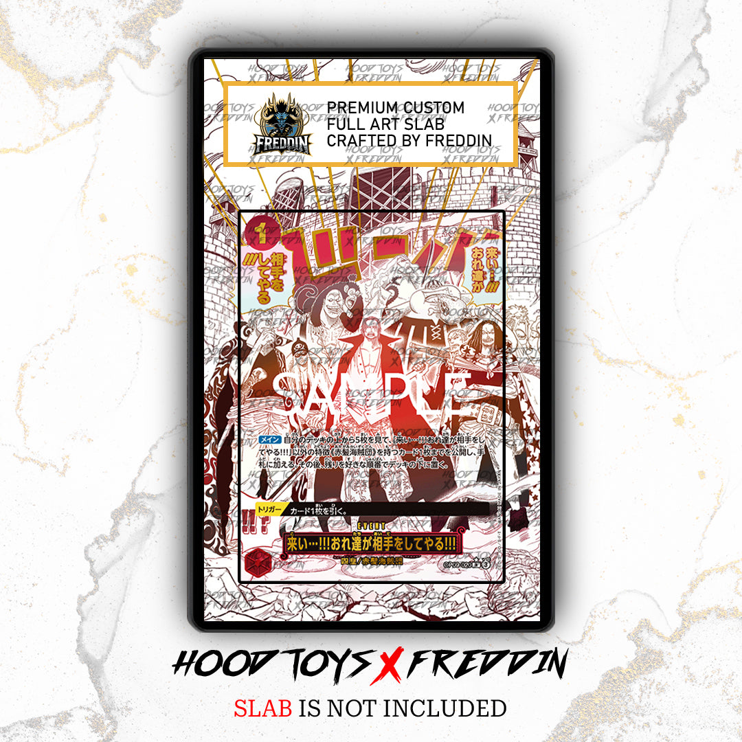 Come On!! We'Ll Fight You!! [Alternate Art PRB-02] OP09-020 | FREDDIN Full Art Slab
