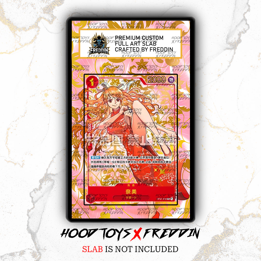 Red Nami Chinese Anniversary Promo | FREDDIN Full Art Slab